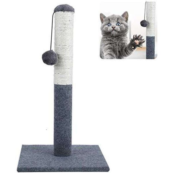 casas Toosoo Cuerda de sisal para marco de escalada Almohadilla para rascar árboles Suministros de juguetes interactivos para rascar gatos, postes Casa de juegos para mascotas Kitty