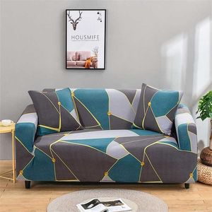 Houslife Moderne Elastische Sofa Cover voor Living Room Sectional Corner Slipcover Chair Protector Couch 1/2/3/4 Seater 211116