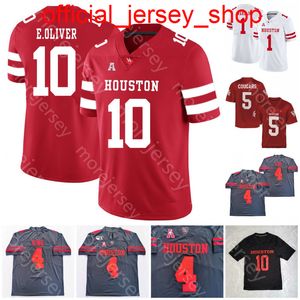 Houston Cougars Football Jersey College NCAA Marquez Stevenson David Anenih Payton Turner Grant Stuard Parish Carr Smith Singleton Robinson