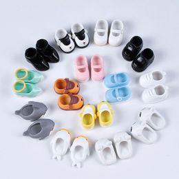 Houziwa Ob11 Doll Shoes Slippers with Magnet YMY GSC 1/12 BJD Doll Shoes PVC