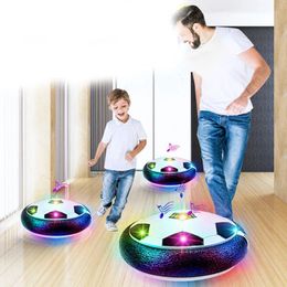 Hover Soccer Ball Toys for Children Electric Floating Football met LED Light Music Soccer Ball Outdoor Game Sport Toys For Kids 240514