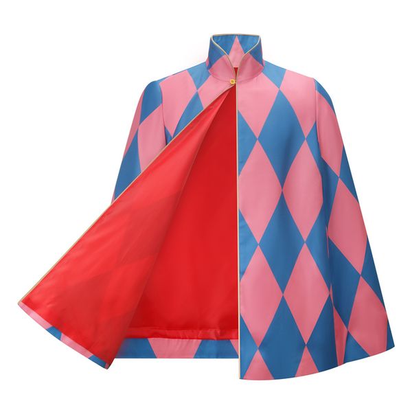 Howl Cosplay Moving Castle Cosplay Cloak Men Boys Jacket Cape Mantle Anime Costumes Halloween Carnival Suit