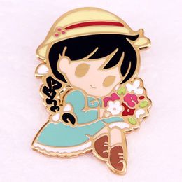 Hurls Moving Castle Movie Film Quotes Badge mignon Anime Movies Games Hard Entamel Pins Collect Cartoon Brooch Backpack Hat Sac Collar Badges S100080079