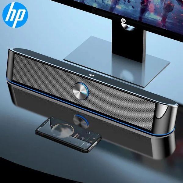 HP DHE-6003C Desktop Subwoofer Computer SERS Music Audio Wired Surround Gaming SERS Sound Bar pour PC Loudser 240422
