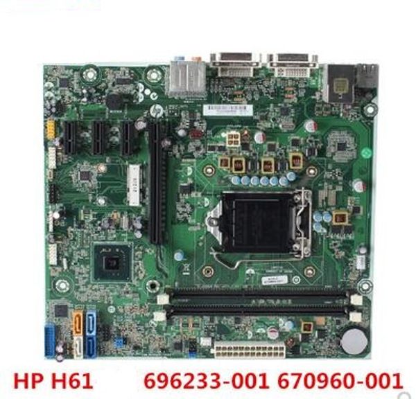 HP JOSHUA H61 uATX 698346-501 696233-001 670960-001 Carte mère Intel pour ordinateur de bureau