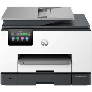 Imprimante jet d'encre couleur sans fil HP OfficeJet Pro 9135e avec impression, numérisation, copie, télécopie, ADF, impression recto verso - Parfaite pour une utilisation au bureau, comprend 3 mois d'encre