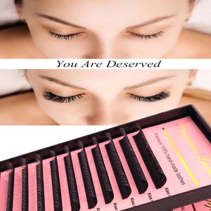 HPNESS FALSE EYELASH NATUURLIJKE LANGE LAGES EXTRESSIE Alle maten 8-15 mm Classic Lashes voor Eyelash Academy