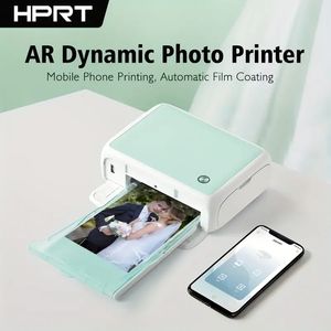 HPRT kleine HD draadloze mobiele fotoprinter, mobiele telefoon Wi-Fi-verbinding, kleurrijk multi-formaat optioneel, 300 dpi sublimatie inktloos afdrukken 4 * 6