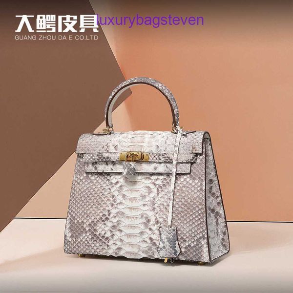 Hremms Kelyys Top originales bandoleras de cuero auténtico para mujer 2024 nuevo bolso de mujer de piel de pitón bolso cruzado único genuino de lujo ligero con logotipo Real