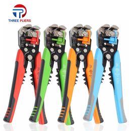 HS-D1 Crimper Cable Cutter Pelacables automático Herramientas de pelado multifuncional Alicates de prensado Terminal 0.2-6.0mm2 herramienta 211110