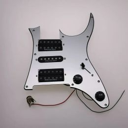 HSH voorbedrade gitaarpickupset, RG2550Z multi-switch Alnico pickup, professionele gitaaraccessoires (wit)