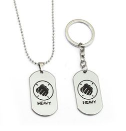 HSIC jeu bijoux Team Fortress 2 porte-clés lourd chien pendentif en alliage de métal porte-clés pour les Fans porte clef HC129041070232