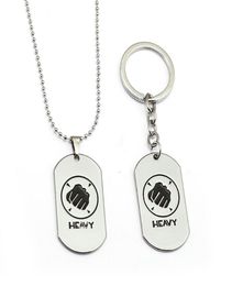 HSIC jeu bijoux Team Fortress 2 porte-clés lourd chien pendentif en alliage de métal porte-clés pour les Fans porte clef HC129047822204