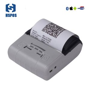 Imprimante thermique portable HSPOS 80mm sans fil avec interface usb et Bluetooth super batterie durée HS-E30UAI195L