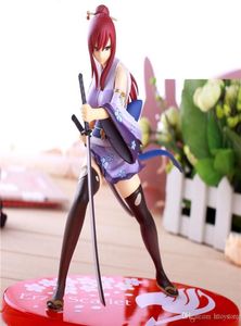 HTT Fairy Tail 2 Edition Erza Scarlet Doll 17 Escala PVC PVC Figura Sexy Linda Girl Model Collectable Toys Anime Figura 2964108