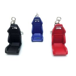 Htt1 Sleutelhangers Sleutelkoorden Creatief Autostoel Sleutelhanger Metaal Mini Simulatie F1 Racestoel Auto Rijden Stoel Sleutelhangers Sleutelhouder Souvenir Sieraden Cadeau