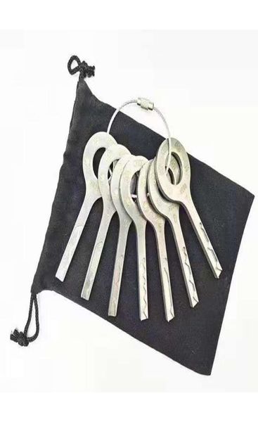 HU66 Lock Pick Set 7pcs/lote Herramienta de apertura rápida para la puerta del automóvil Lock-Smith Herramients8747248