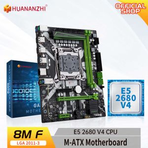 Huananzhi 8m F LGA 2011-3 Moederbord met Intel Xeon E5 2680 V4 Combo Kit Set Ondersteuning DDR4 Recc Nonecc Memory NVME USB