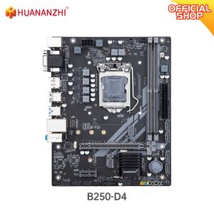 Carte mère HUANANZHI B250 D4 M-ATX Intel LGA 1151 prise en charge 6/7/8/9 génération DDR4 2133/2400/2666 MHz 32 go M.2 SATA3 USB3.0 VGA