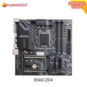 Carte mère HUANANZHI B360 ZD4 M-ATX Intel LGA 1151 prise en charge 8 9 génération DDR4 2133 2400 2666 MHz 64G M.2 SATA3 USB3.0 type-c