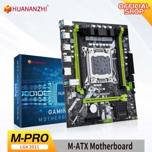 HUANANZHI M PRO LGA 2011 carte mère M-ATX support Xeon E5 2620 2640 2650 2680 2690 V1 V2 REG ECC DDR3 mémoire M.2 nvme sata