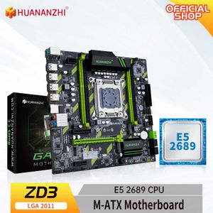 HUANANZHI ZD3 LGA 2011 carte mère avec kit combiné Intel XEON E5 2689 SATA USB3.0 NVME NGFF M.2