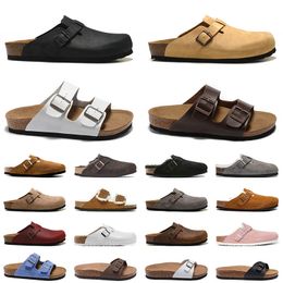 birkenstock boston clogs birkenstocks sandals Designer boucles pantoufles célèbres femmes hommes sandales élégant plat luxe slip up 【code ：L】