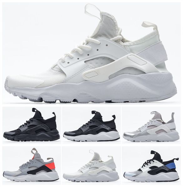 Huaraches 4 zapatillas para correr para hombres mujeres triple negro blanco rojo Huaraches 4s 1 entrenador para hombre zapatillas deportivas de moda tamaño corredor 5.5-11