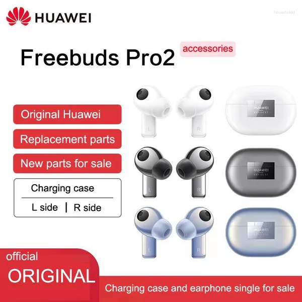 Accesorios para Huawei FreeBuds Pro 2, piezas de repuesto para auriculares, estuche de carga izquierdo y derecho, caja de batería para Pro2