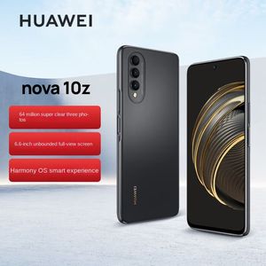 Huawei nova 10z smartphone android 6.6 pouces 256 go rom 8 go ram 64mp + 16mp caméra téléphones mobiles 4000 mah téléphone portable d'origine