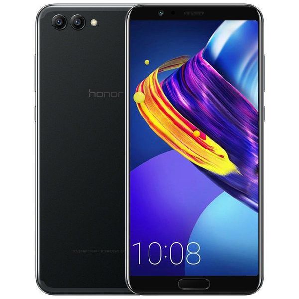 Huawei Original Honor V10 4G LTE Téléphone cellulaire 6 Go 8 Go RAM 64 Go 128 Go Rom Kirin 970 Octa Core Android 5.99.