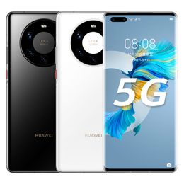 Huawei Original Mate 40 Pro + Plus 5G Phone mobile 12 Go RAM 256 Go Rom Kirin 9000 50.0MP 4400mAh Android 6.76 "Curbe Full Screen ID Face 3D IP68 40MAH