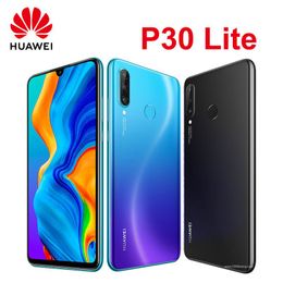 Huawei p30 lite smartphone android 6.15 inch 128GB ROM 48MP + 32MP camera google play store ontgrendeld originele mobiele telefoons celula