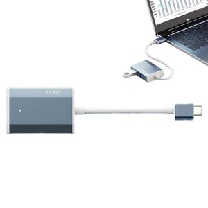 Adaptateur multiport Hub 4 en 1 Type C USB 3.0 Station d'accueil pour répartiteur d'ordinateurs multiples un à quatre