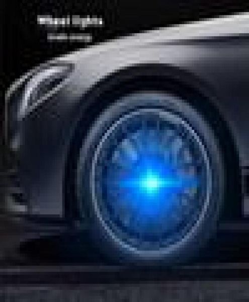 Hub Light 4pcs Car Floating illumination Capes de roue LED Couvercle central léger pour Mercedes Benz W204 W203 W205 W210 W211 W212 W213 BMW 8993893