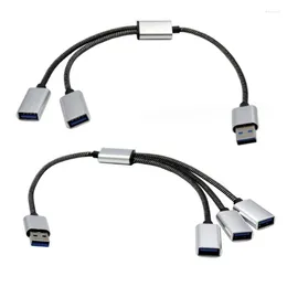 Hub naar 3/2 USB 2.0-poort Meerdere OTG-stroomoplaadkabelconnectoradapter