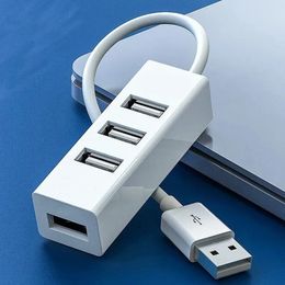HUB USB Multi 2.0 Hub USB Splitter Adapter Power High Speed 4 Port All in One pour PC Windows Computer Accessories Cables