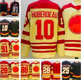 Huberdeau Cream 2023 Heritage Classic Primegreen hockeytruien 91 Nazem Kadri 28 Elias kingcaps Lindholm 25 Jacob Markstrom 88 Andrew Mangiapane dhgate Korting