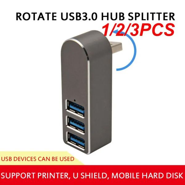 Hubs 1/2 / 3pcs dans 1 Splitter USB USB USB 3.0 Hub pour l'adaptateur d'ordinateur portable PC ordinateur USB Charge Hub Notebook Splitter pour Dell HP
