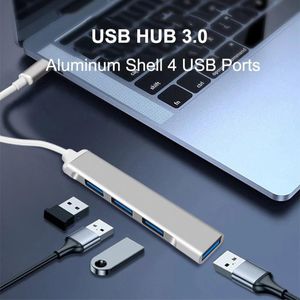 Hubs 3.0 Hub USB Multi Splitter 3 Hab Uso Adaptador de corriente 4 puertos Expansor múltiple 2.0 USB3 para PC ComputerUSB