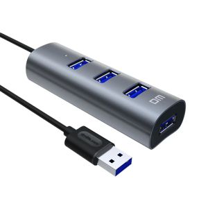 Hubs 4 Port USB3.0 High Speed Hub CHB009 Prise en charge 1 To HDD Vax de transfert jusqu'à 300 Mo / s câble de 120 cm