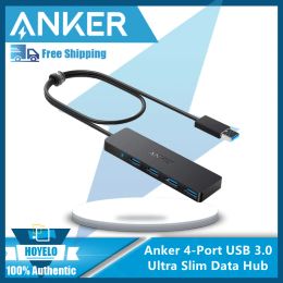 Hubs Anker 4port USB 3.0 / 3.1 Ultra Slim Data Hub pour MacBook Mac Pro / Mini IMAC Surface Pro XPS Notebook PC USB Flash Drives