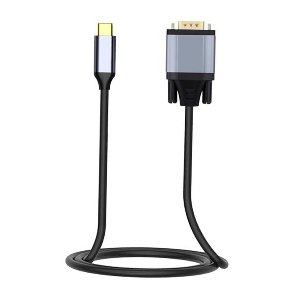Adaptateur Hubs C vers VGA, convertisseur Plug And Play 10Gbps, 1080P, Durable pour écran de projecteur, moniteur USB USB
