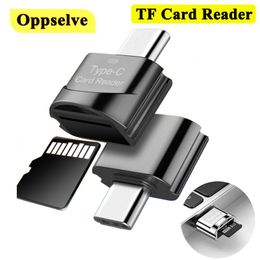 Hubs -kaartlezer USB 3.0 Microtype C tot SD -adapter voor laptopaccessoires OTG CardReader Smart Memory Mini ReaderUSB