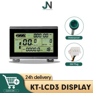 HUBS EBIKE KT 24V36V48V72V LCD3 LCD3U Display met USB waterdichte intelligente meter voor elektrische fietshub motorconversiekit