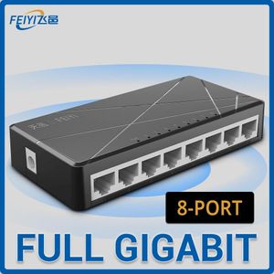 Hubs Feiyi SG108M Ethernet Switch avec 8 port de bureau Ethernet Network Gigabit Switch 1000Mbps LAN HUB
