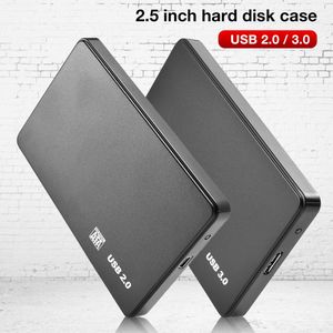 Hubs HDD Case USB2.0 3,0 boîtier de boîtier de 2,5 pouces SATA SSD HDD Boîte mobile 480m / 5 Gbit