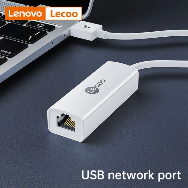 HUBS Lenovo LKP0644B 10/100Mbps USB 2.0 USB WIRED TYPEC a RJ45 LAN Ethernet Adapter Network Tarjeta para PC MacBook Windows Laptop