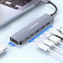 Hubs Liaison USB C Hub 4K HDMI Multiport Dongle avec 100W PD Charge Typec MacBook Pro / Air 20162023 M1 M2 Compatible Allocator Hub