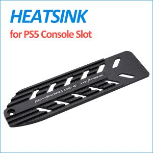 Hubs M.2 NVME Heatsink Radiator voor PS5 Console SSD -uitbreidingsleuf, magnesium aluminiumlegering van luchtvaartkwaliteit, zwart